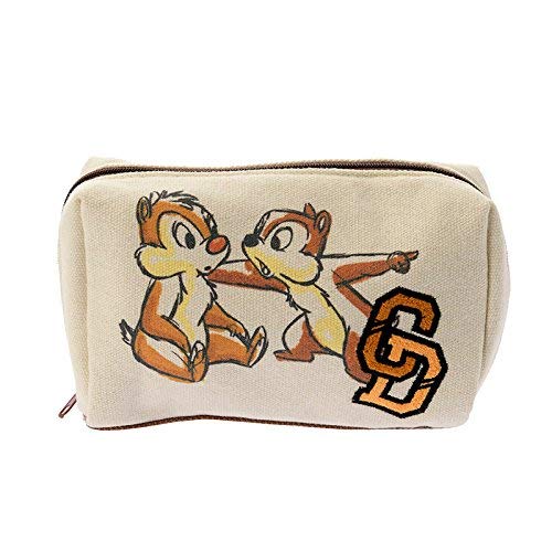 チップ＆デール　ディズニーストア　ポーチ　ミラー ディズニーストア DALE AND CHIP フラット ポーチ チップ＆デール バッグ・ポーチ
